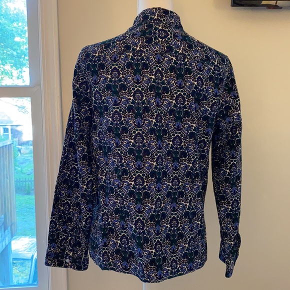 Talbots • Fine Corduroy Patterned Button Up - Picture 6 of 13